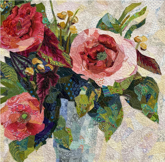 Art in Bloom Quilt Pattern by Collage Quilter