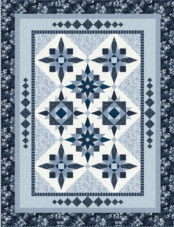 Blue Ice Quilt Pattern by Lakeview Quilting