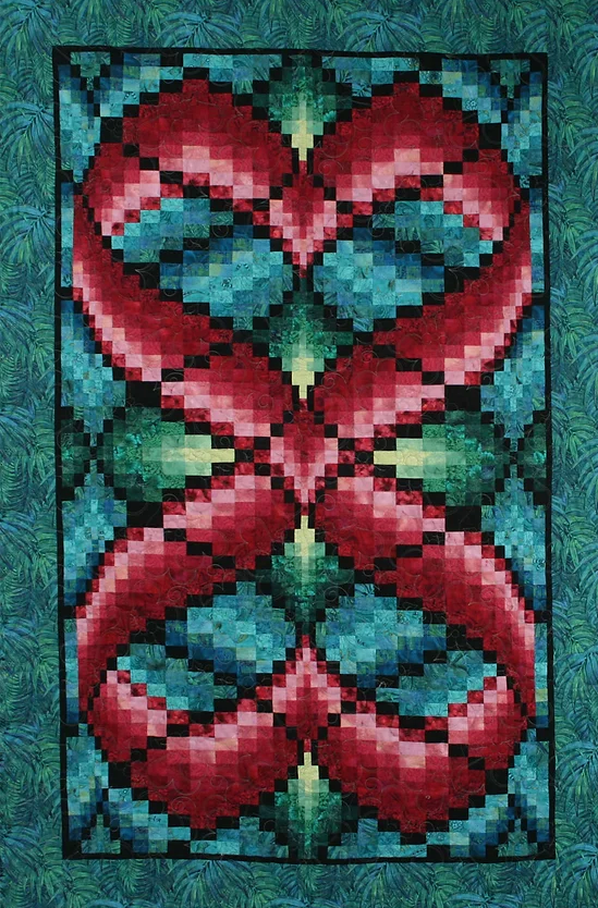 Entwine Pattern Hearts Entwined Quilt Pattern – Quilting Books Patterns and Notions