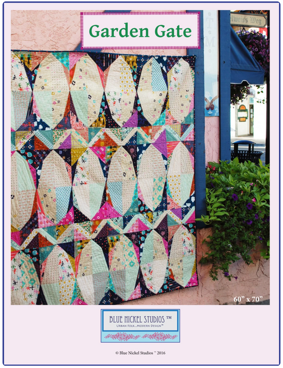 Garden Gate Quilt Pattern by Blue Nickel