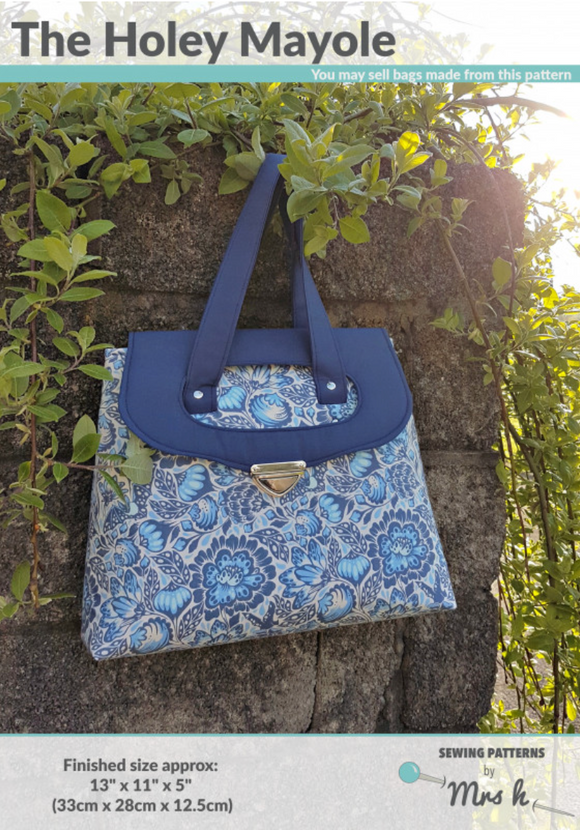Holey Mayole Bag Sewing Pattern by Sewing Patterns by Mrs H
