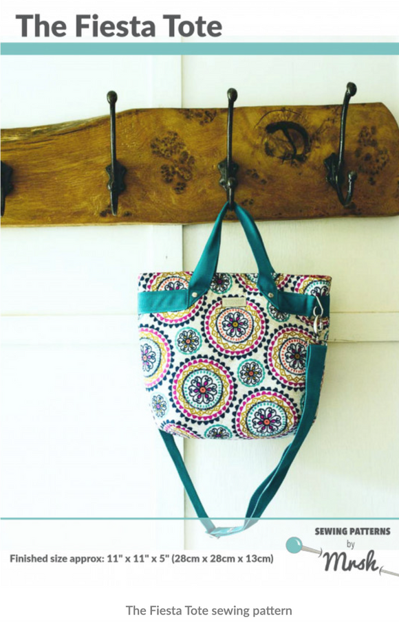 Fiesta Tote Sewing Pattern by Sewing Patterns by Mrs H