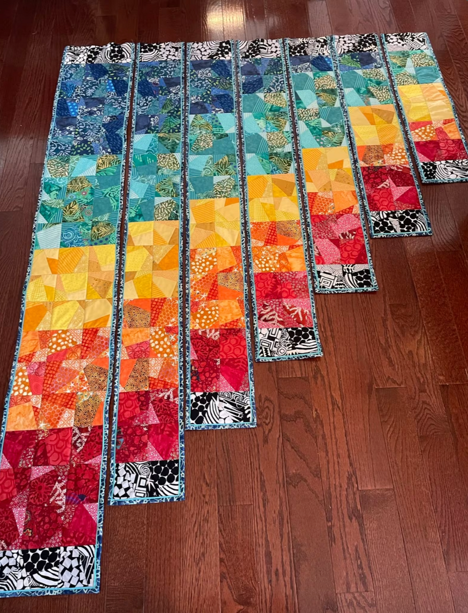 Staircase Quilt Panel Pattern – Quilting Books Patterns and Notions