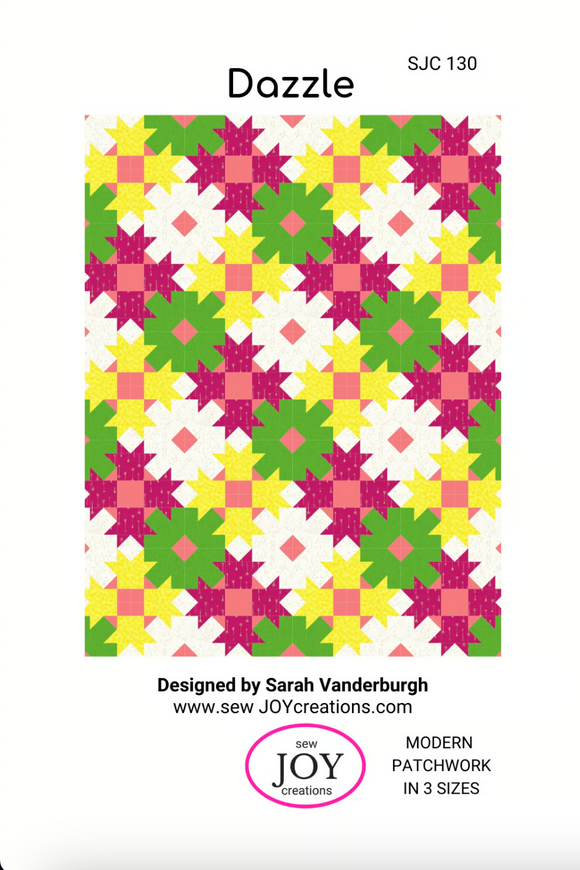 Dazzle Downloadable Pattern by Sew Joy Creations