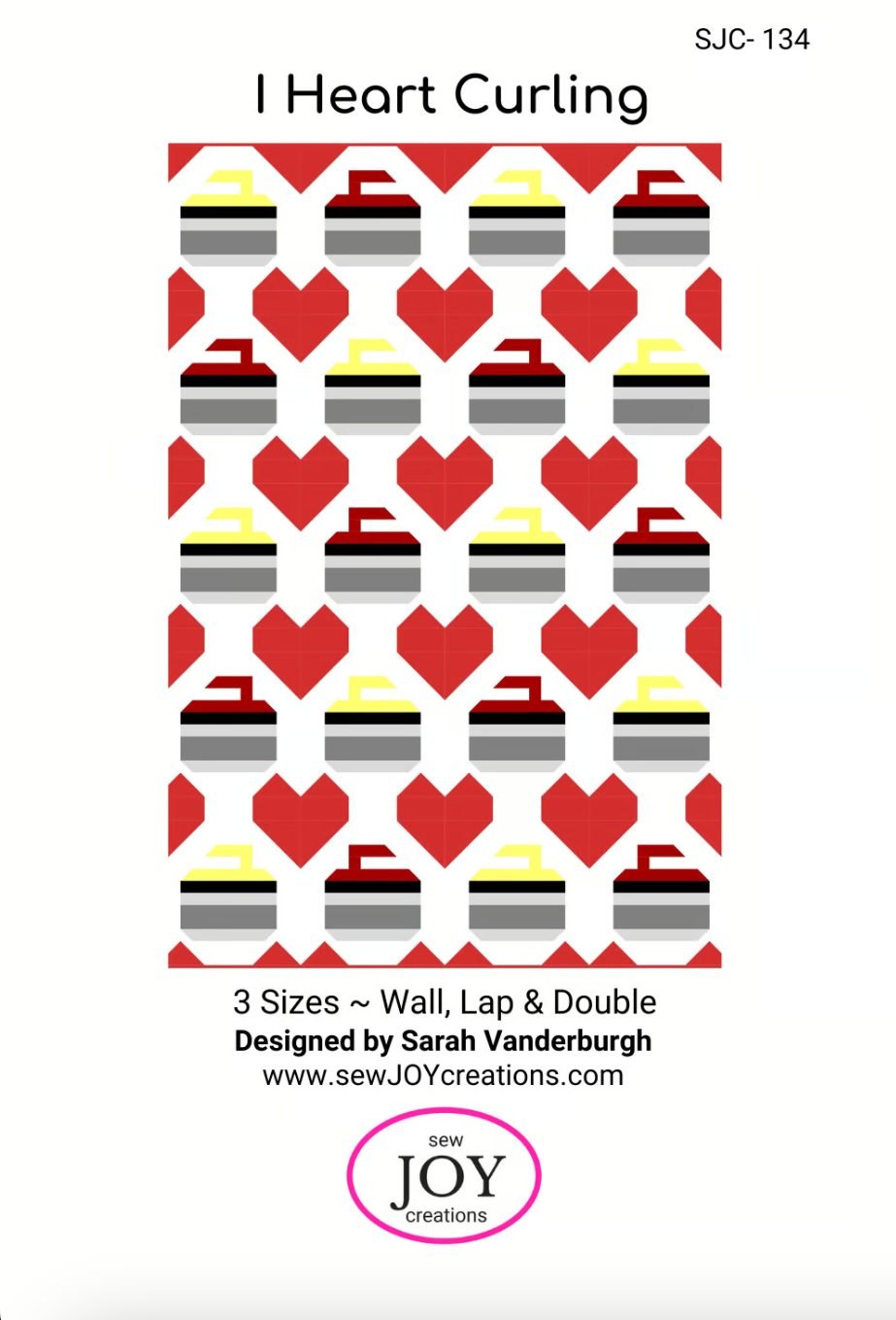 I Heart Curling Downloadable Pattern by Sew Joy Creations