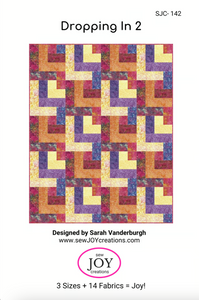 Dropping In 2 Downloadable Pattern by Sew Joy Creations