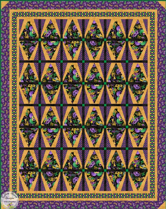 Mardi Gras Downloadable Pattern by Cathey Marie Designs
