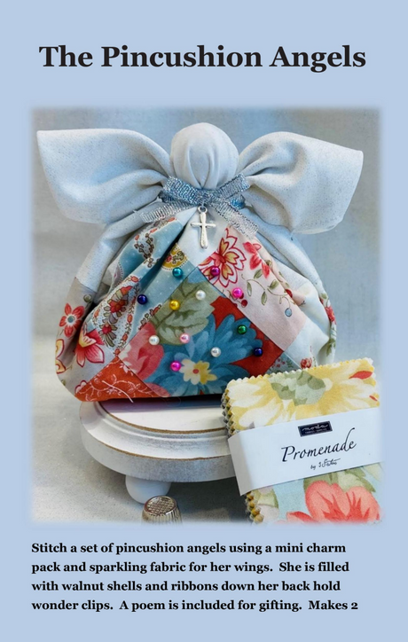 The Pincushions Angel Pattern by J. Minnis Designs