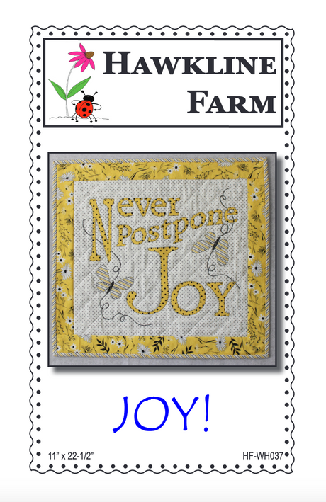 Joy Downloadable Pattern by Hawkline Farm Mary McRae