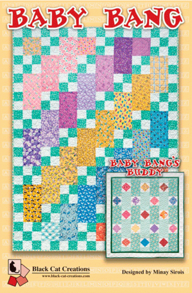 Baby Bang Quilt Pattern by Black Cat Creations