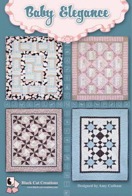 Baby Elegance Quilt Pattern by Black Cat Creations