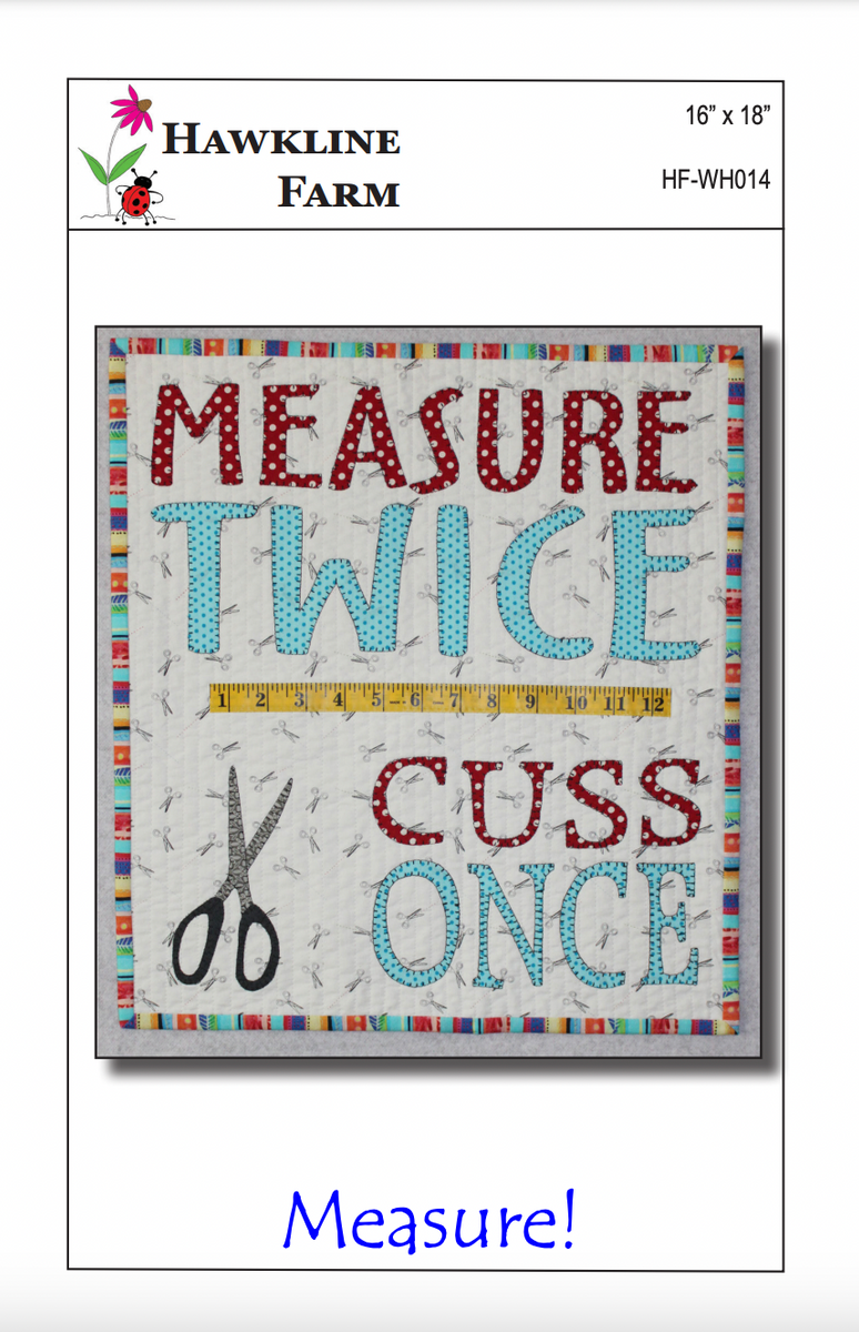 Measure! Downloadable Pattern – Quilting Books Patterns and Notions