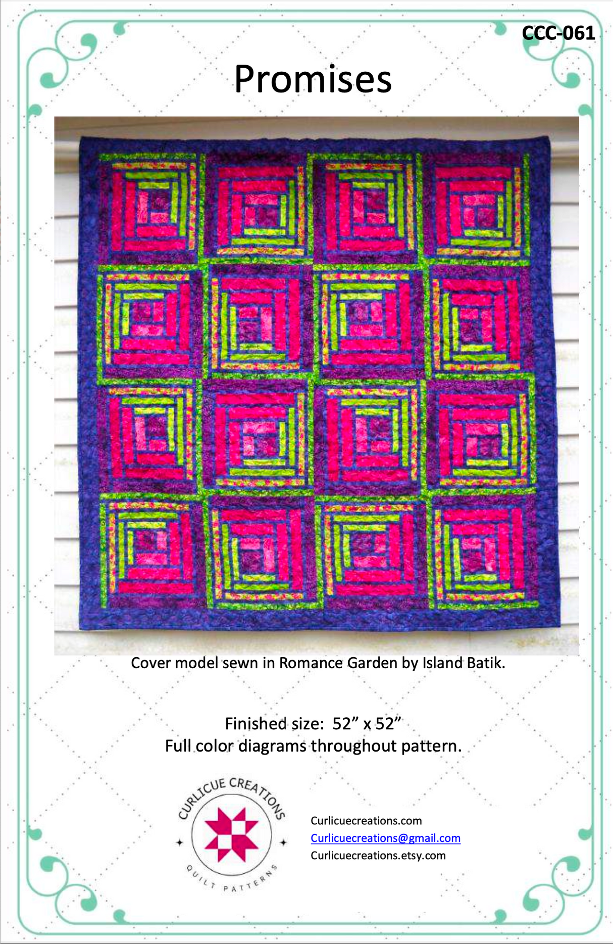 Promises Downloadable Pattern by Curlicue Creations