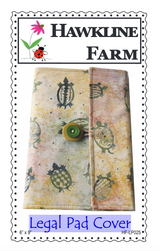 Legal Pad Cover Downloadable Pattern by Hawkline Farm Mary McRae