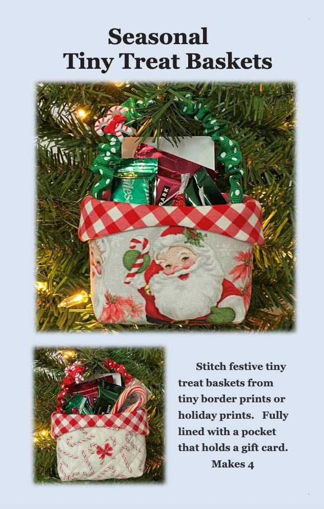 Seasonal Tiny Treat Baskets Pattern by J. Minnis Designs