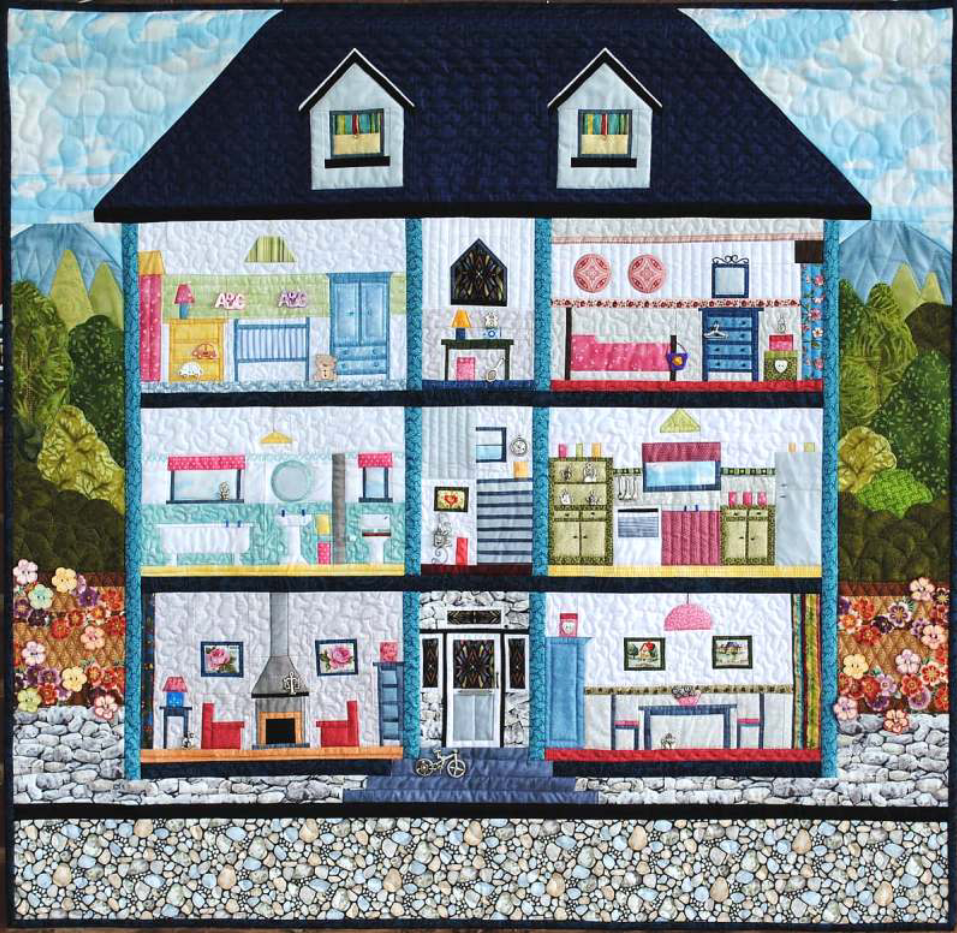 The Dollhouse Downloadable Pattern by Lavenderfield Quilt Design