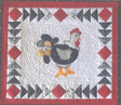 King Ala Chicken Downloadable Pattern by Lavenderfield Quilt Design