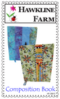 Composition Book Downloadable Pattern by Hawkline Farm Mary McRae