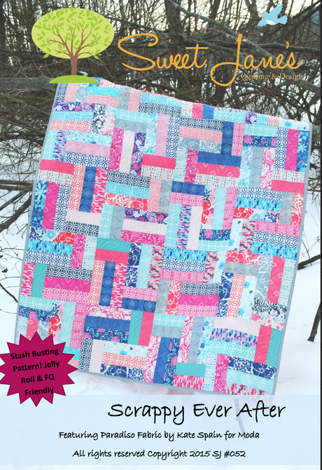 Scrappy Ever After Downloadable Pattern by Sweet Janes Quilting and Design