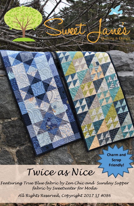 Twice As Nice Downloadable Pattern by Sweet Janes Quilting and Design