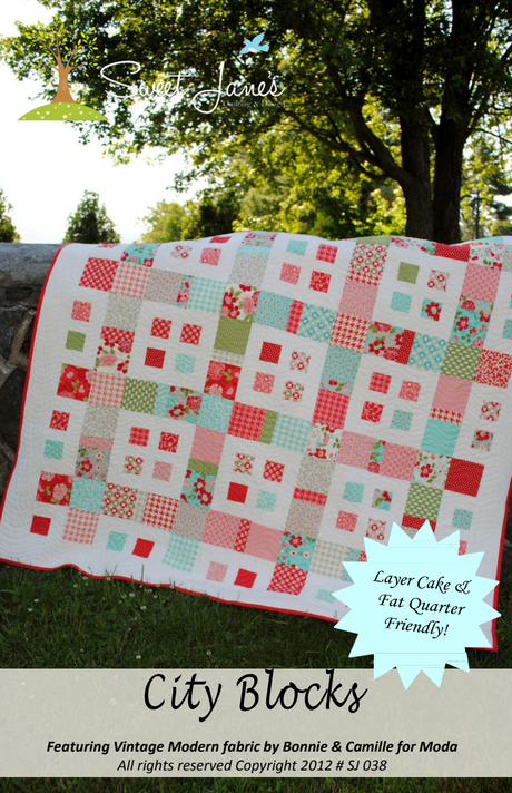 City Blocks Downloadable Pattern by Sweet Janes Quilting and Design