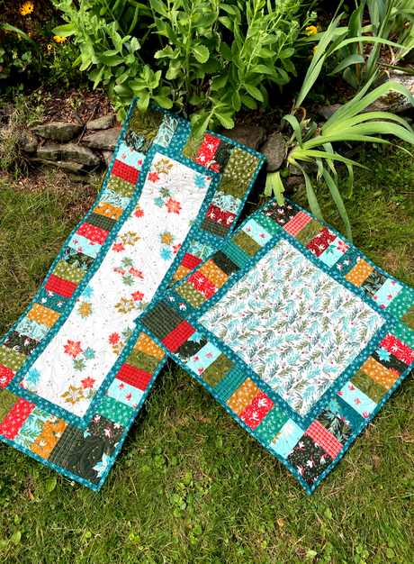 Bentley Table Runner Downloadable Pattern by Sweet Janes Quilting and Design