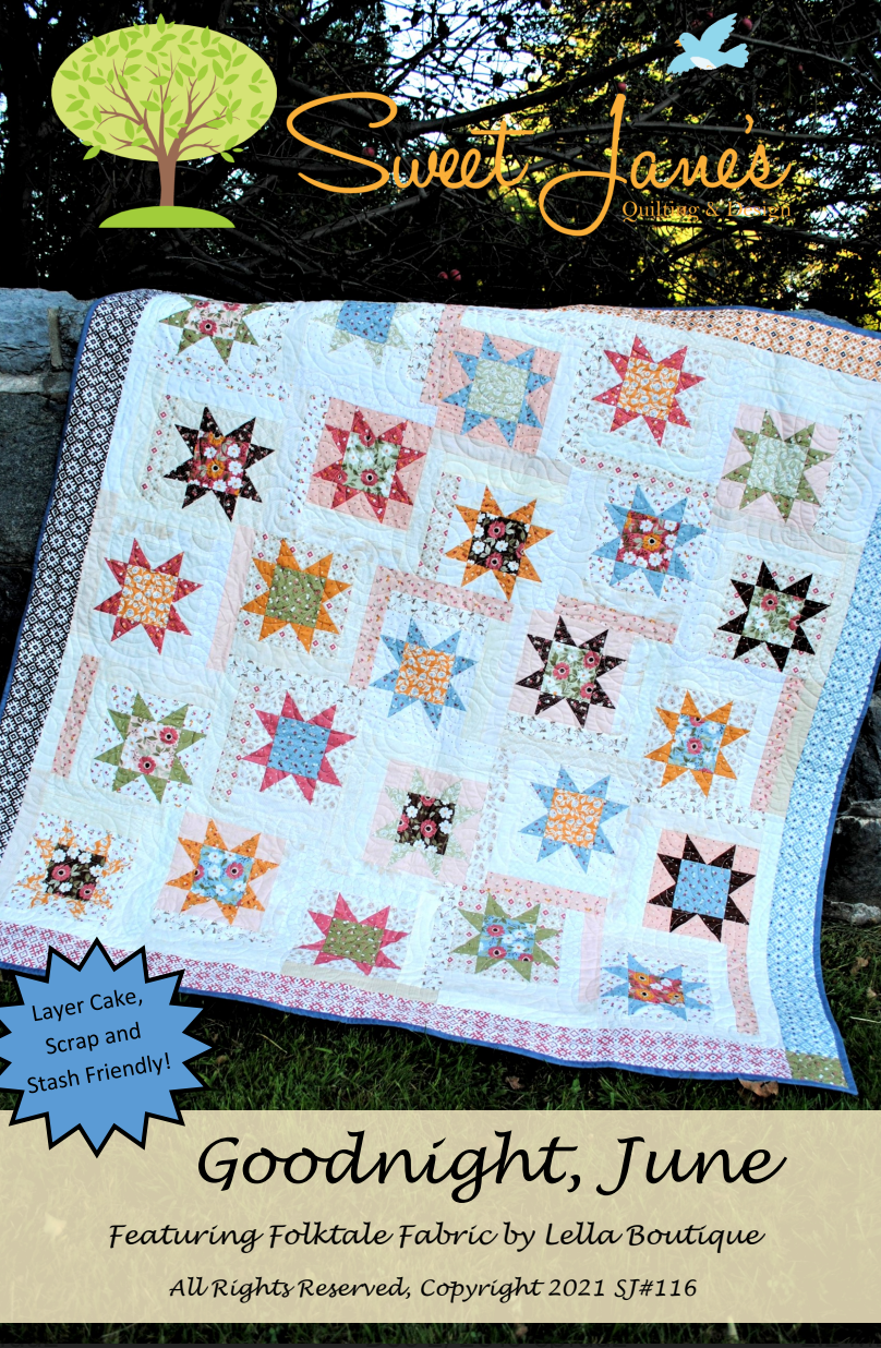 Goodnight, June Downloadable Pattern by Sweet Janes Quilting and Design