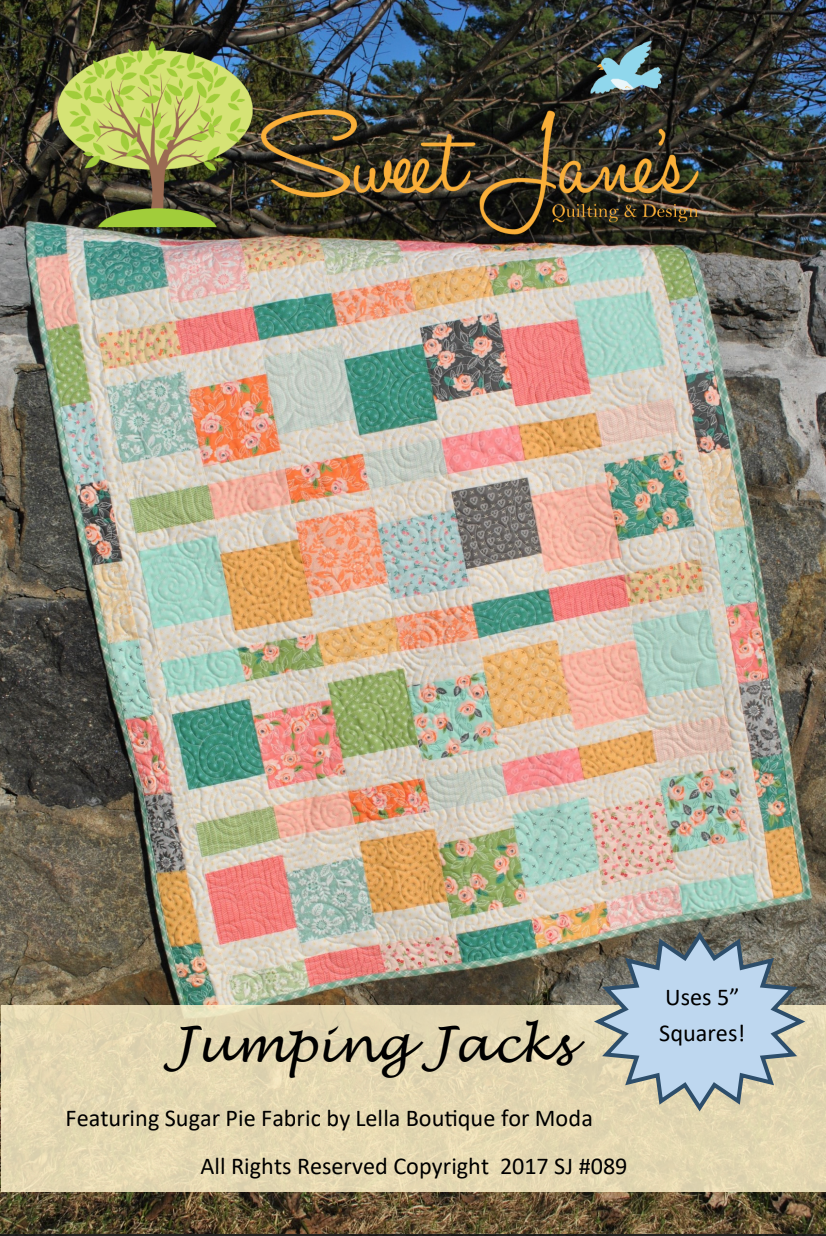 Jumping Jacks Downloadable Pattern by Sweet Janes Quilting and Design