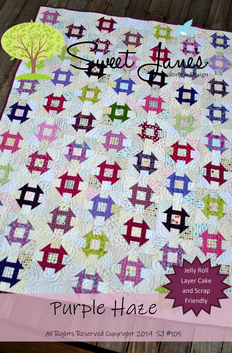 Purple Haze Downloadable Pattern by Sweet Janes Quilting and Design