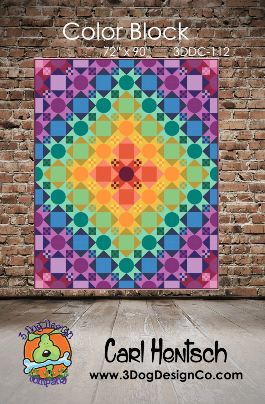 Simple Colour Block Patterns Color Block Downloadable Pattern – Quilting Books Patterns and Notions