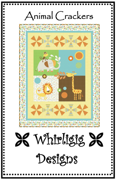 Animal Crackers Quilt Pattern by Whirligig Designs