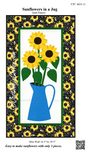 Sunflowers in a Jug Downloadable Pattern By Castilleja Cotton