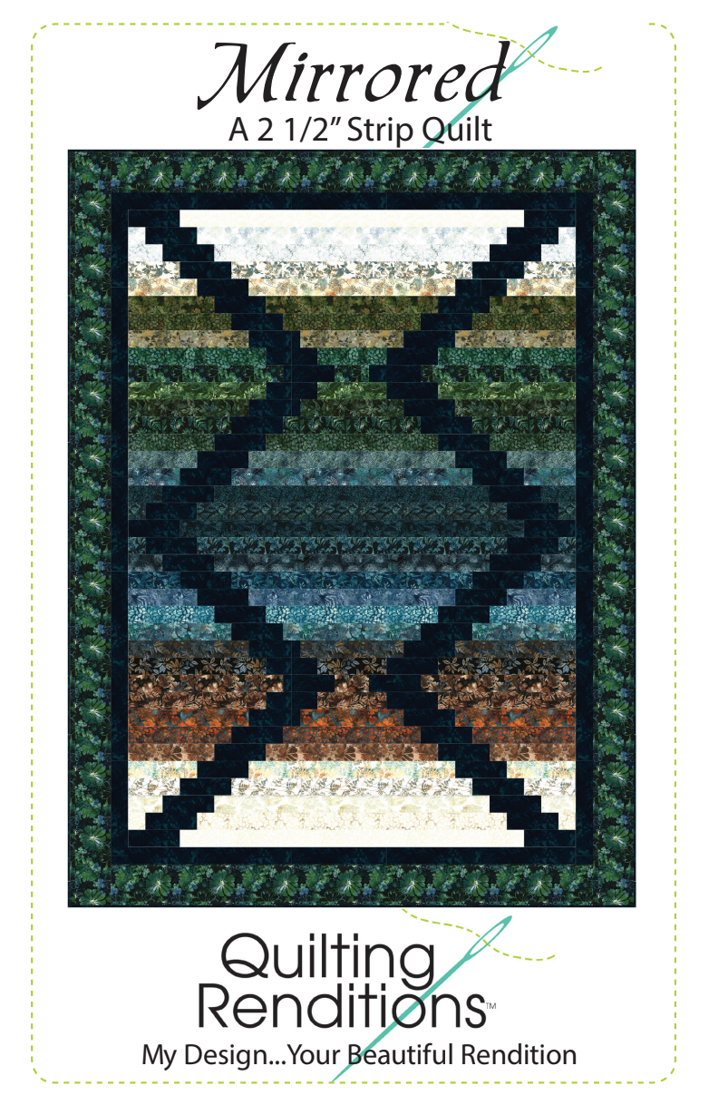 Mirrored Downloadable Pattern by Quilting Renditions