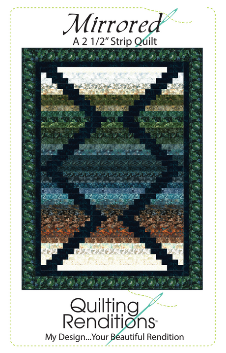 Mirrored Downloadable Pattern by Quilting Renditions