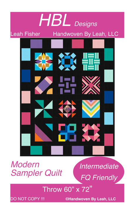 Modern Sampler Downloadable Pattern by Handwoven By Leah
