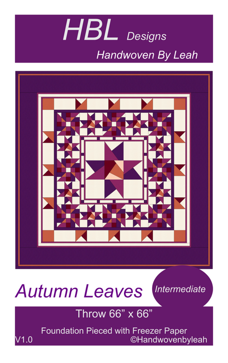 Autumn Leaves Downloadable Pattern by Handwoven By Leah