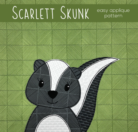 Scarlett Skunk Downloadable Pattern by Shiny Happy World