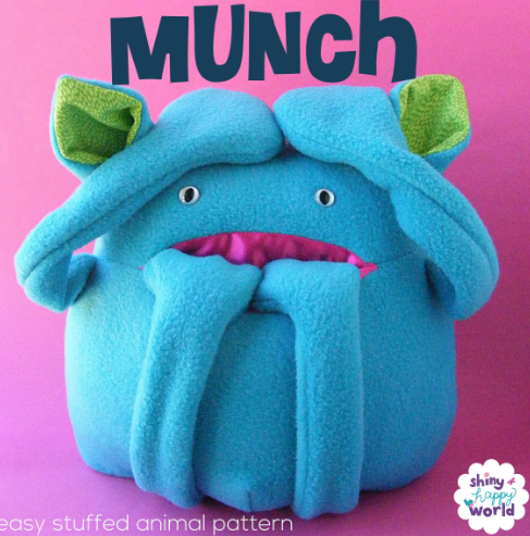 Much Monster Downloadable Pattern by Shiny Happy World