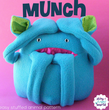 Much Monster Downloadable Pattern by Shiny Happy World
