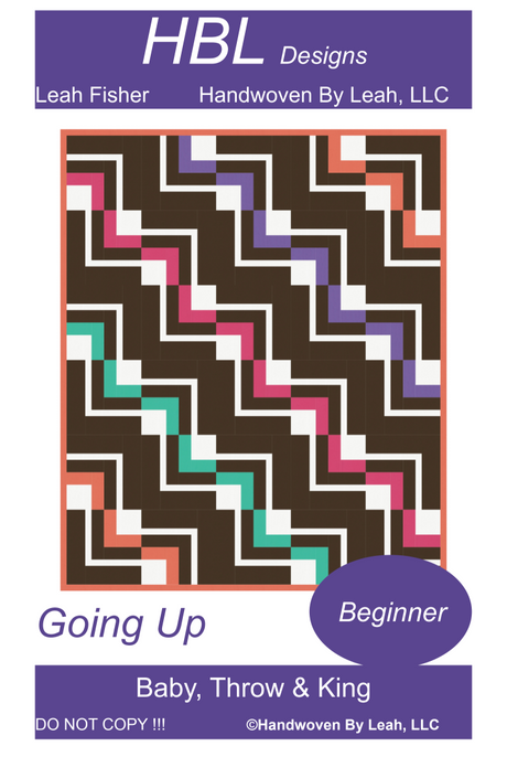 Going Up Quilt Pattern by Handwoven By Leah