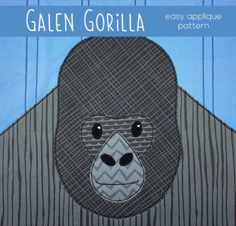 Galen Gorilla Downloadable Pattern by Shiny Happy World