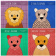 Big Cats  Downloadable Pattern by Shiny Happy World