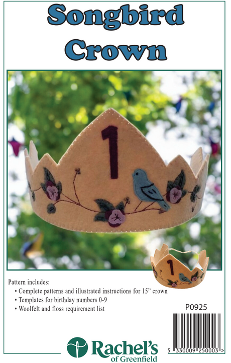 Songbird Crown Downloadable Pattern by Rachels of Greenfield