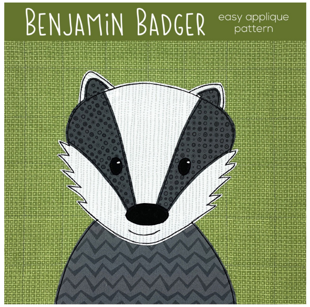 Badger Pattern Refs Benjamin Badger Downloadable Pattern – Quilting Books Patterns and Notions