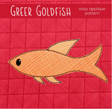 Xavier The X-Ray Tetra - Greer Goldfish Downloadable Pattern by Shiny Happy World