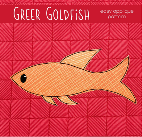 Xavier The X-Ray Tetra - Greer Goldfish Downloadable Pattern by Shiny Happy World