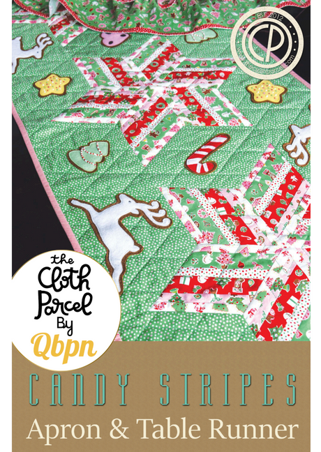 Candy Stripes Apron & Table Runner Downloadable Pattern by Cloth Parcel