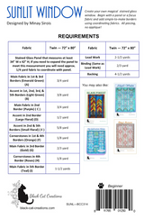 Back of the Sunlit Window Downloadable Pattern by Black Cat Creations
