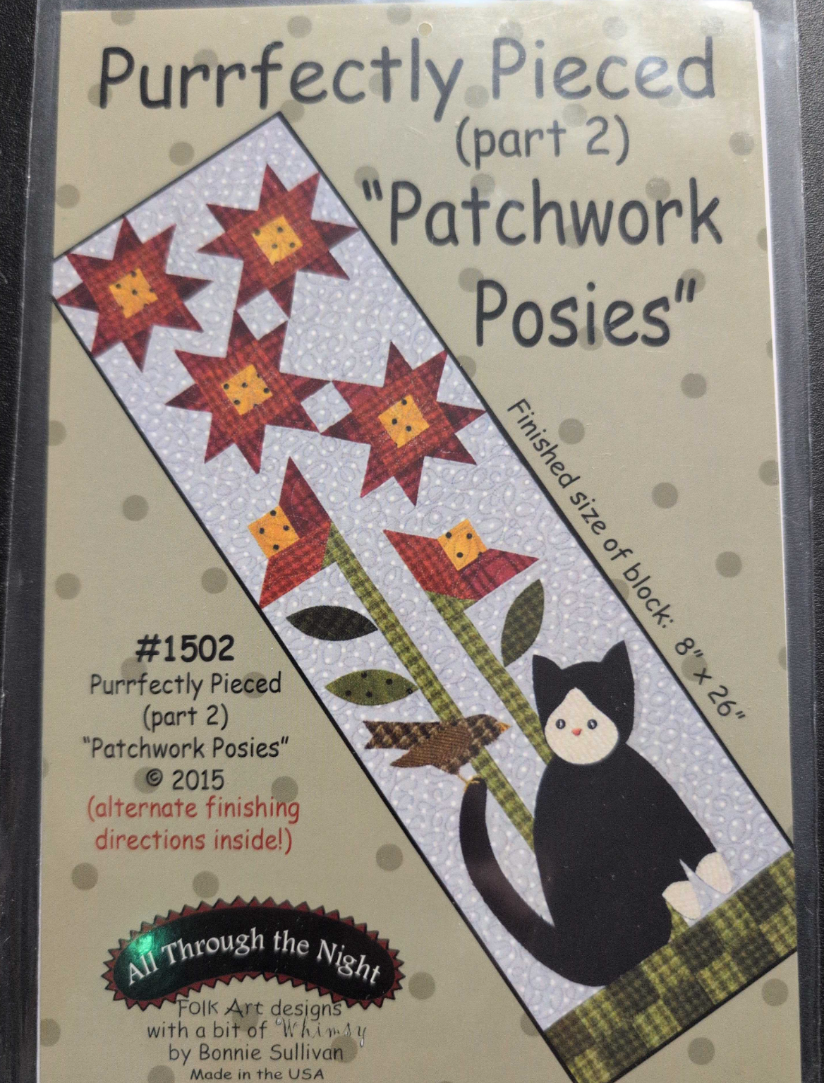 Purrfectly Pieced Part 2 Pattern