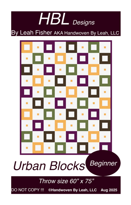 Urban Blocks Downloadable Pattern by Handwoven By Leah
